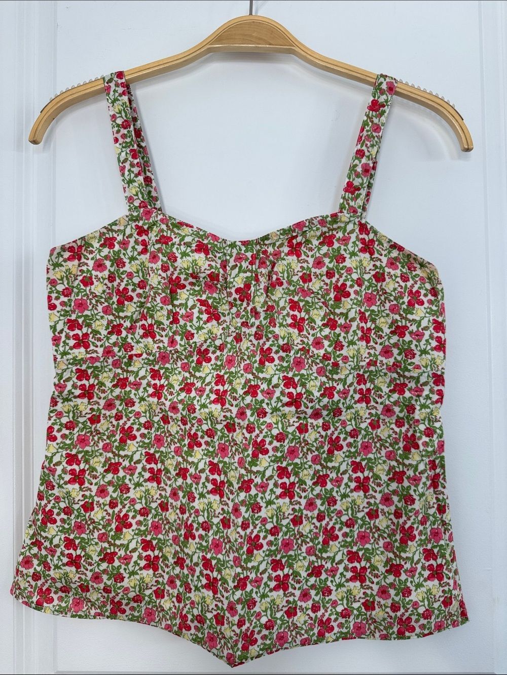 Garnet Hill Tank with Floral Print